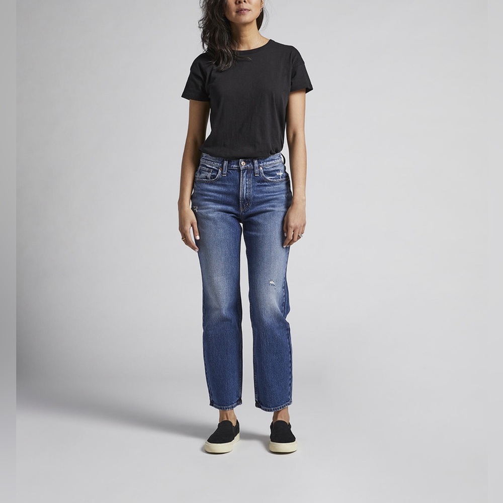 NWT Silver Jeans Frisco High Rise Straight Leg Jeans - Size 31